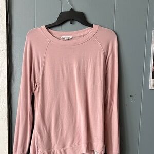 Workshop Republic Clothing Soft Pink Long Sleeve Tee